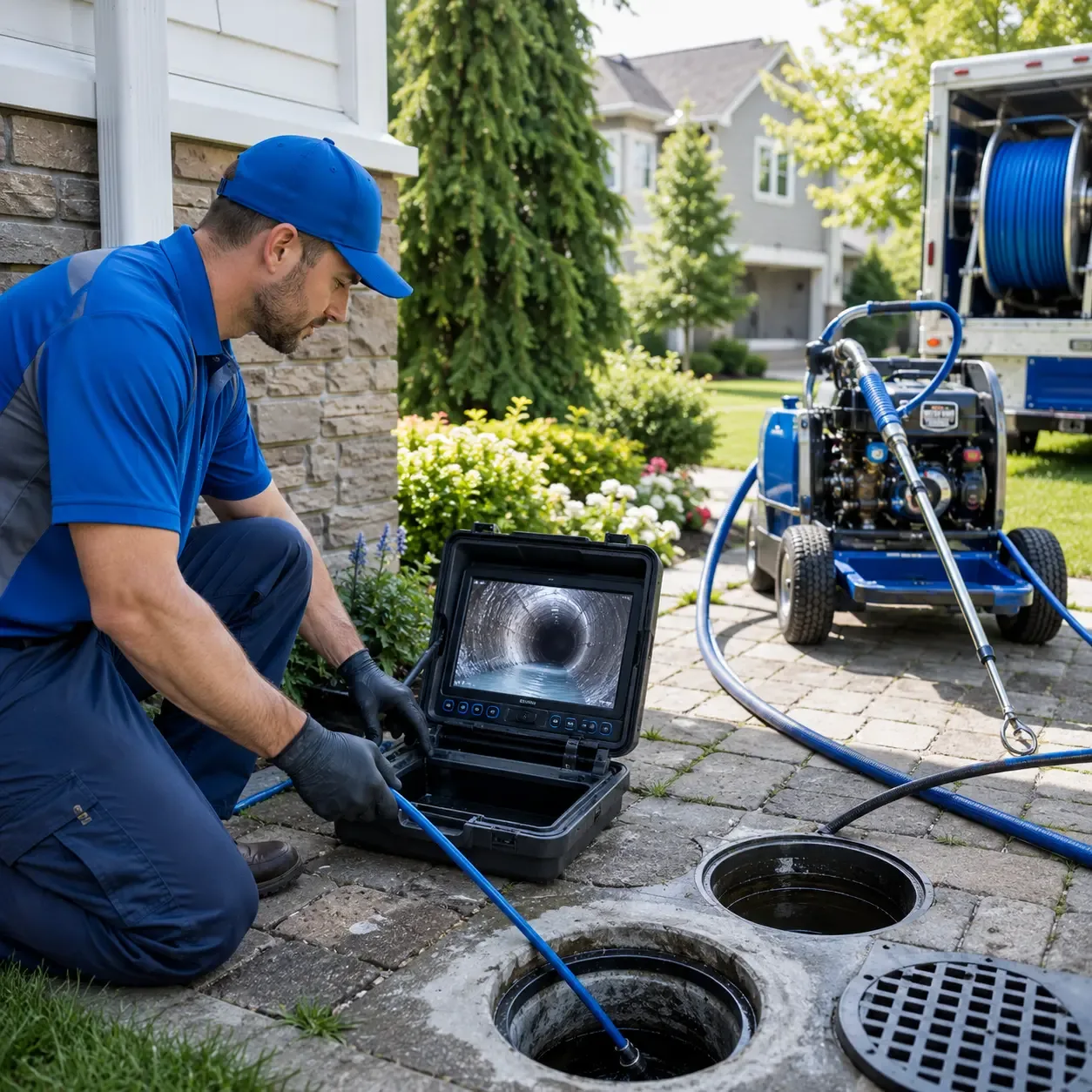 Outdoor drain cleaning professionals serving Loop, TX