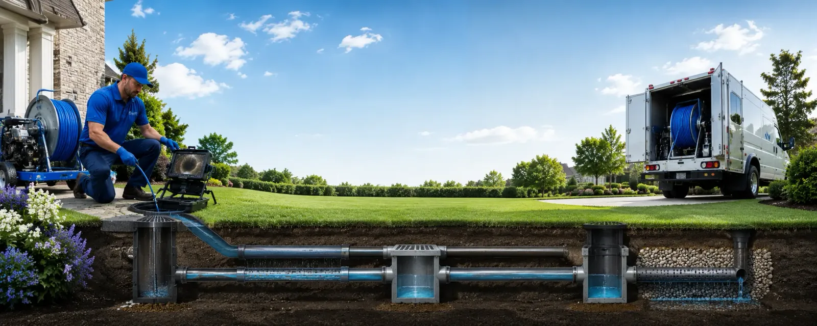 Outdoor drain cleaning information for Loop, TX